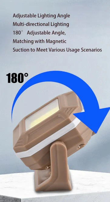 Rechargeable LED Work Light Waterproof Magnetic Inspection Lamp
