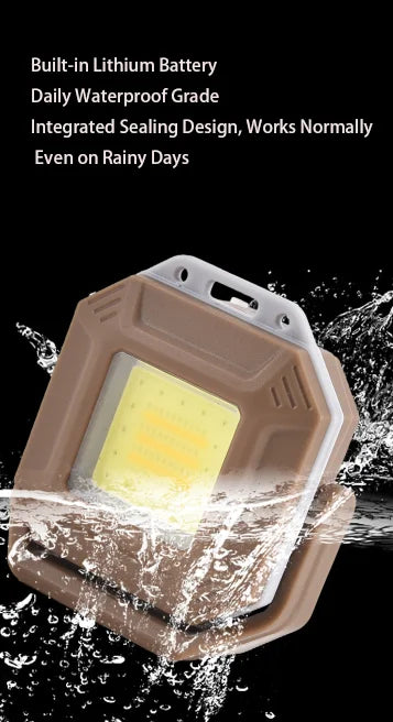 Rechargeable LED Work Light Waterproof Magnetic Inspection Lamp