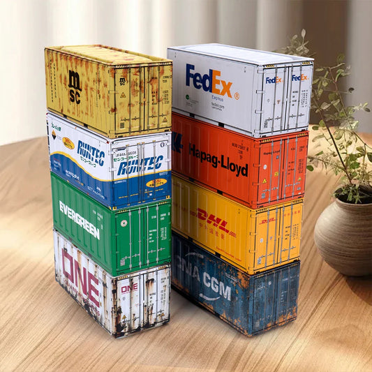 Mini Iron Storage Box Creative Desktop Mini Container